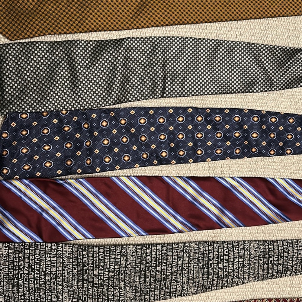 Designer ties Versace, Zegna